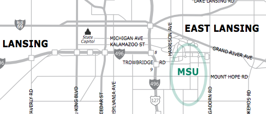 A Student Guide To East Lansing MI Hannah Lofts Townhomes   Drivingdirections 