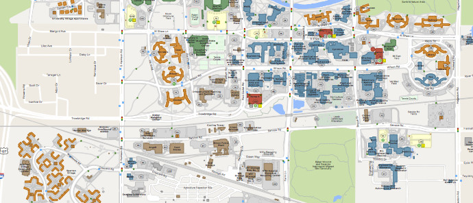 MSU Campus Maps Michigan State University