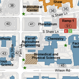 Michigan State University Campus Map Msu Campus Maps - Michigan State University
